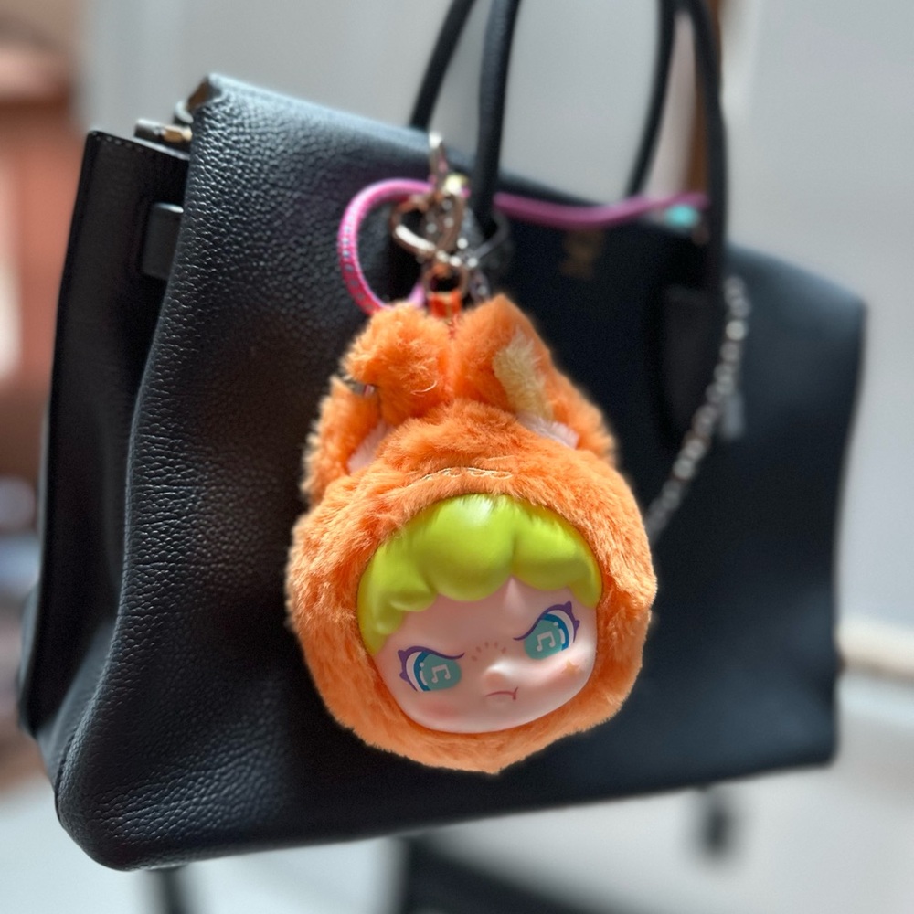 🧡 DORA Music Festival Vinyl Plush Pendant Blind Box Heart Orange NEW